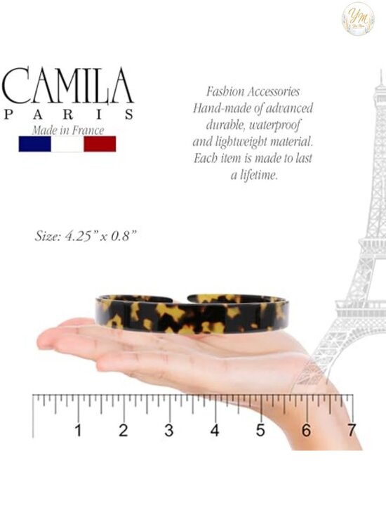 Handmade Cellulose Acetate Headband No Slip Grip Women\'s Hair Accessory